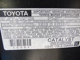 2016 Toyota Tundra Limited Black 4.7L AT 4WD #Z22930